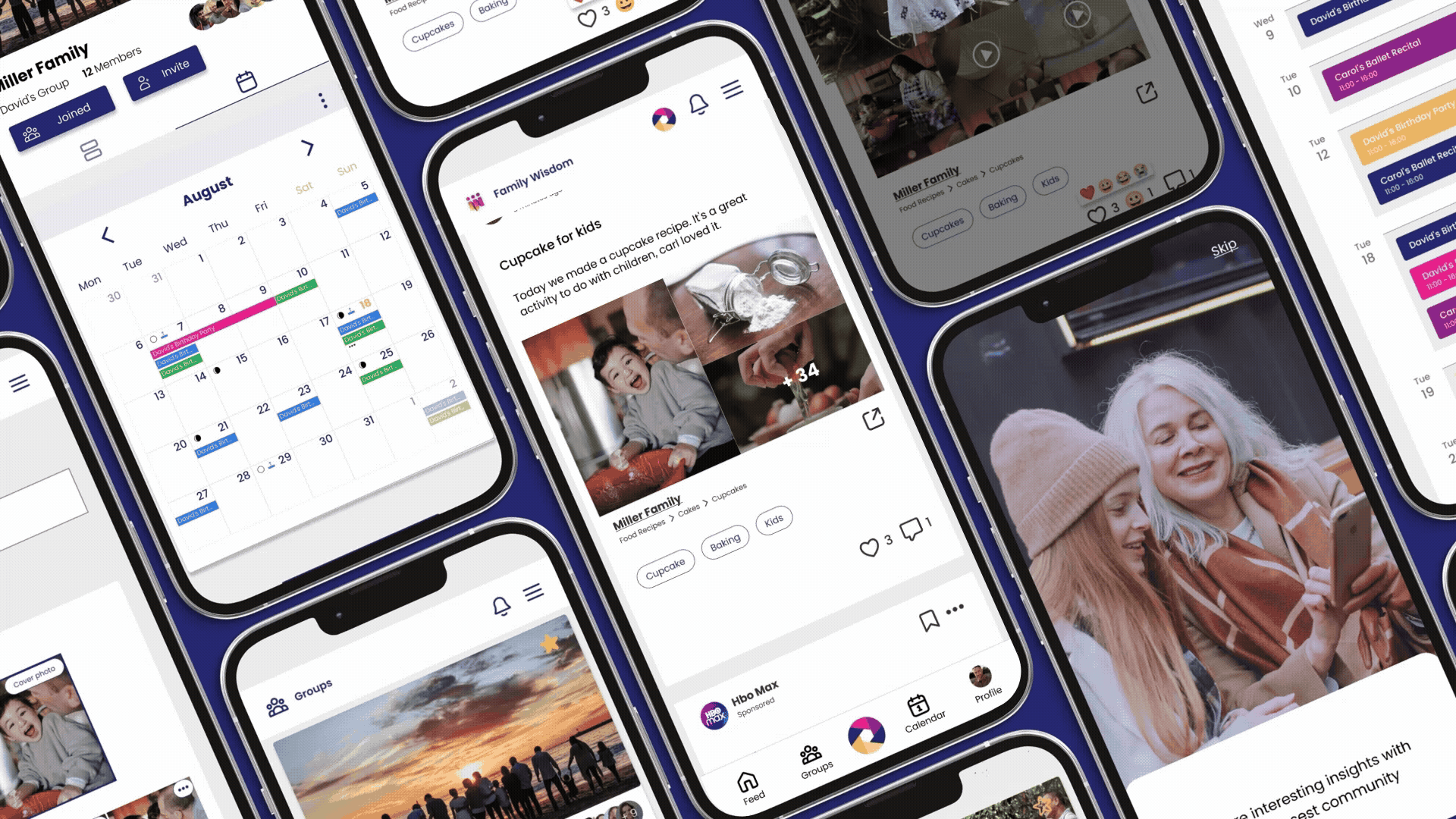 Family Wisdom -  A Social Network for families project solutions