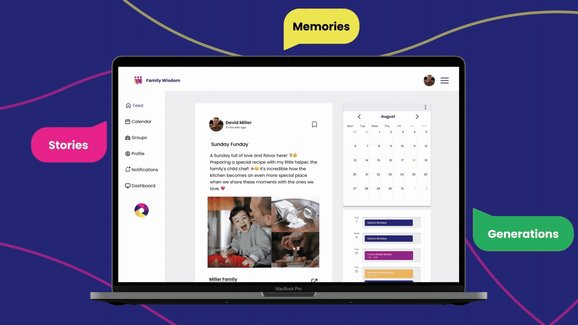 Family Wisdom -  A Social Network for families project results