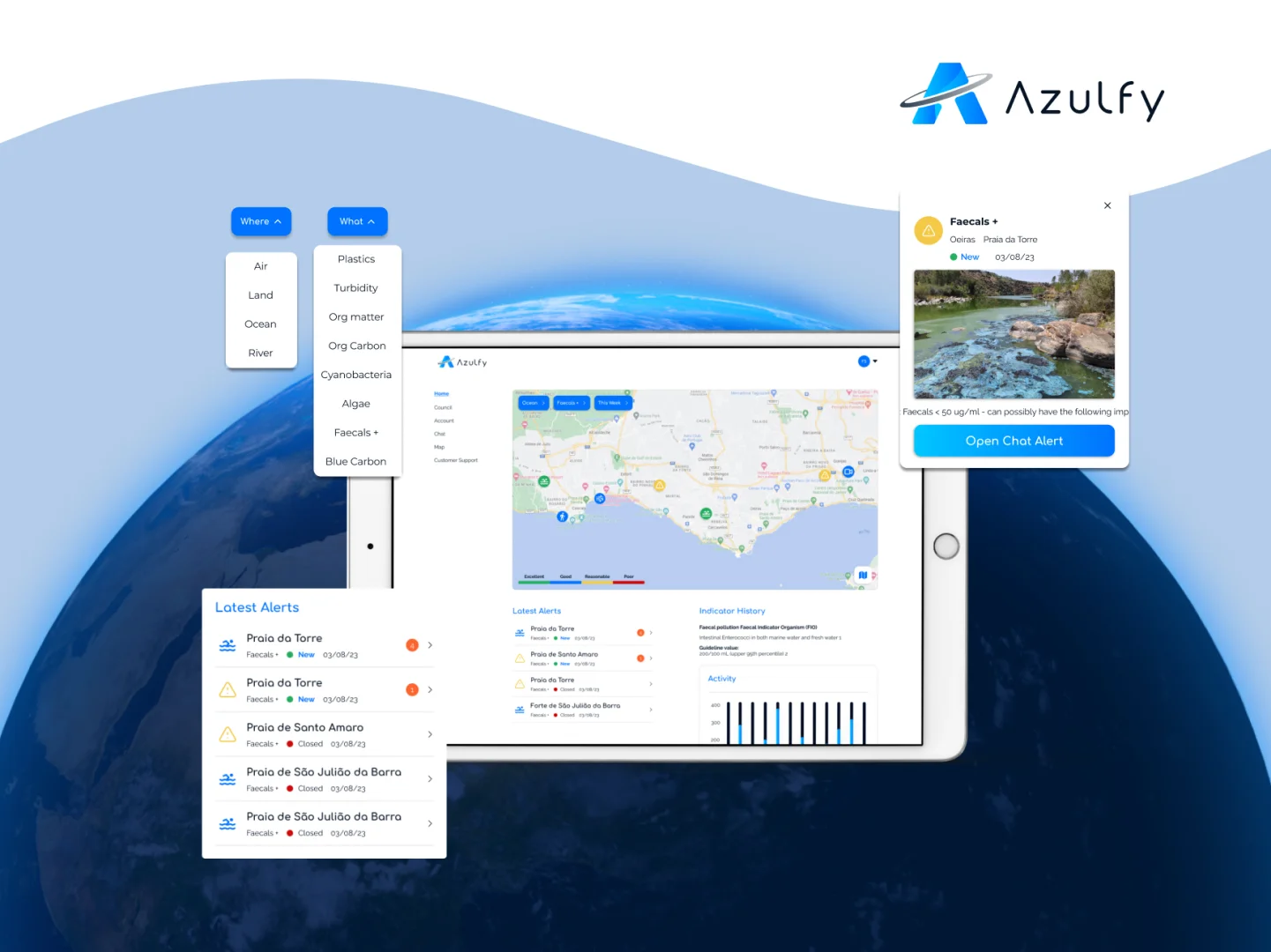 Azulfy: AI-Powered  Satellite Monitoring