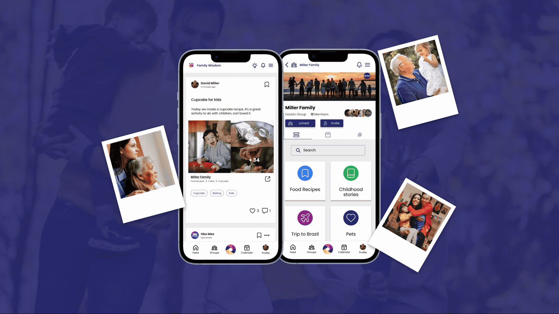 Family Wisdom -  A Social Network for families project challenges